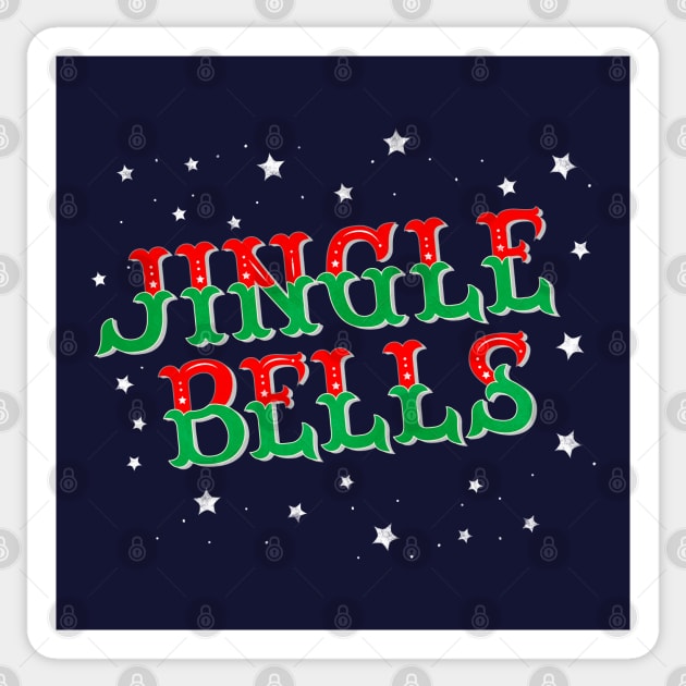 Jingle Bells Sticker by CalliLetters